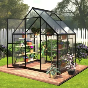 6x4 FT Polycarbonate Greenhouse